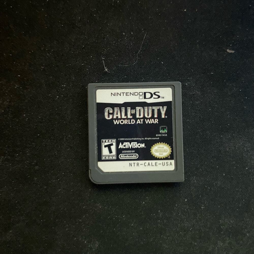 Call of Duty World at War DS Game Only